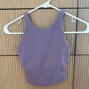 lululemon athletica Dark Purple Crop Top